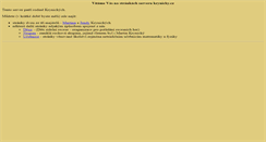 Desktop Screenshot of krynicky.cz